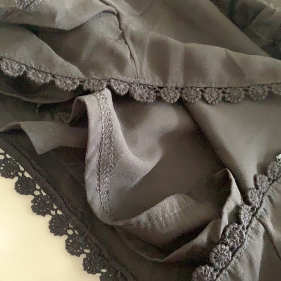 Brandy Melville Black Crochet Trim Leticia Shorts - Picture 5 of 8